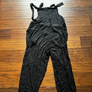 ASOS - Black Skinny Leg Jumpsuit Overalls